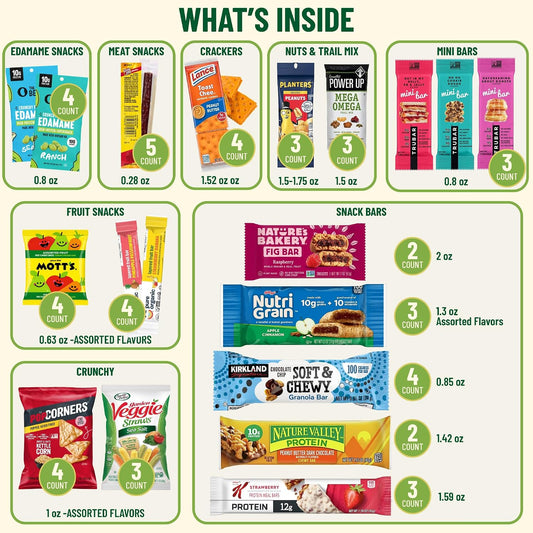 Snack Trek 50-Count Sweet and Savory Snack Variety Box