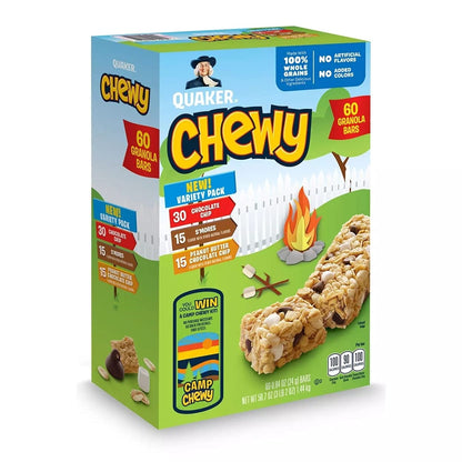 Quaker Camp Chewy Granola Bars Variety Pack