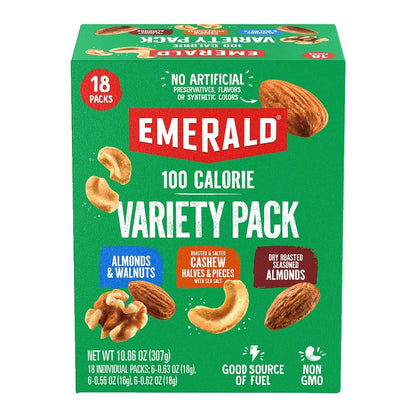 Emerald Mixed Nuts Variety Pack, 18 Count