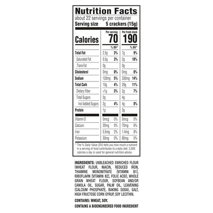 RITZ Whole Wheat Crackers