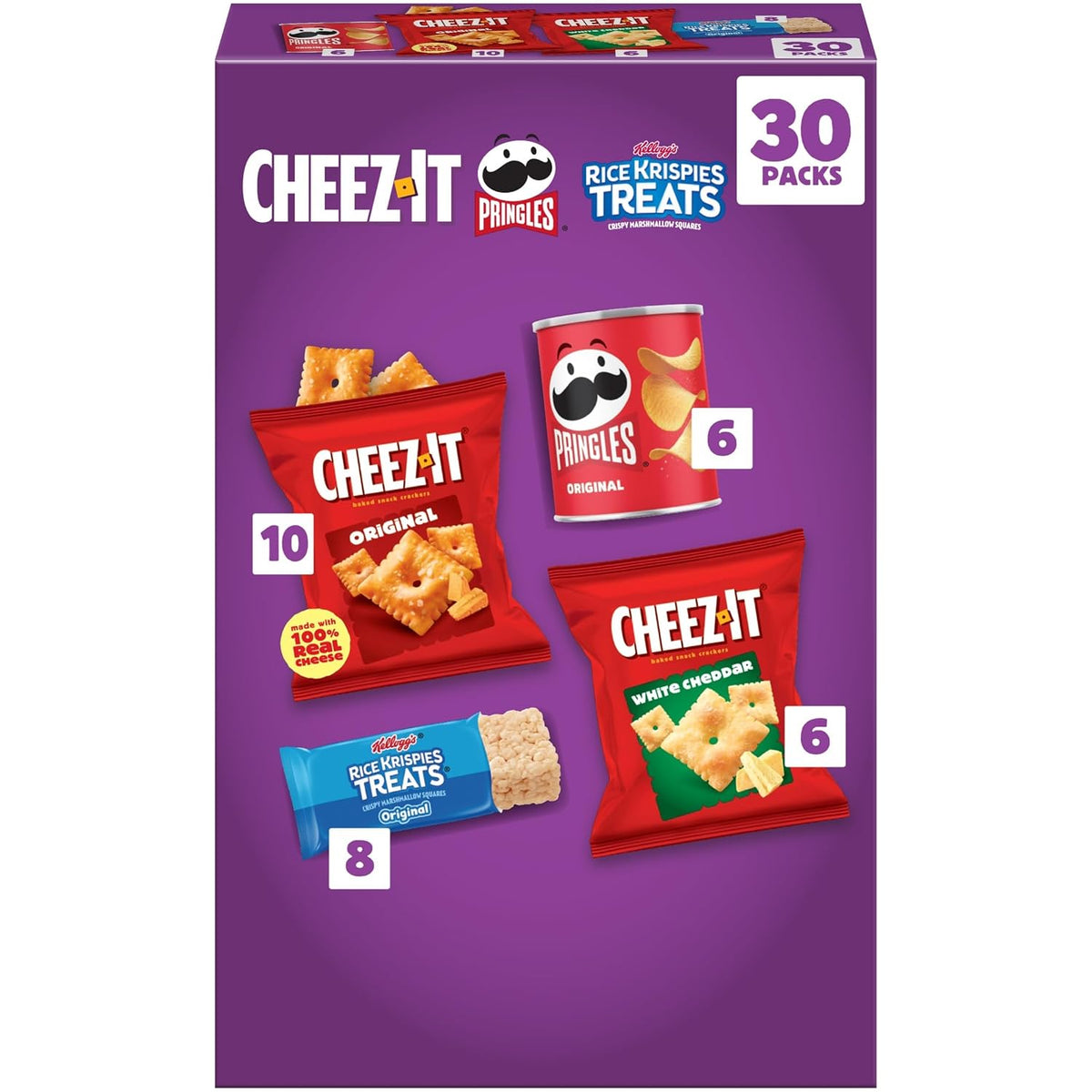 Cheez-It, Pringles and Rice Krispies Treats Variety Pack