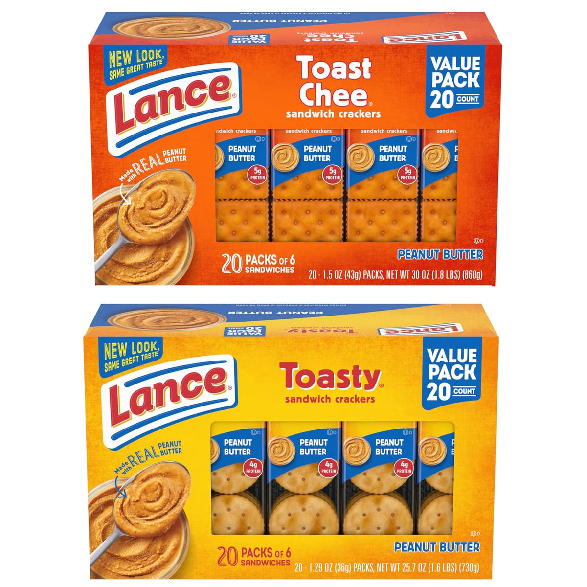 Lance Toasty & Toastchee Sandwich Crackers