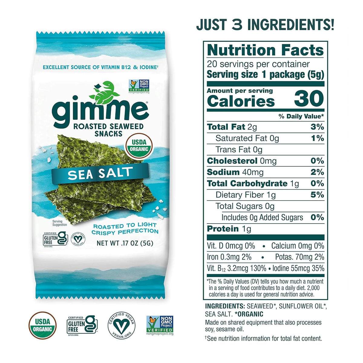 gimMe Roasted Seaweed Snack