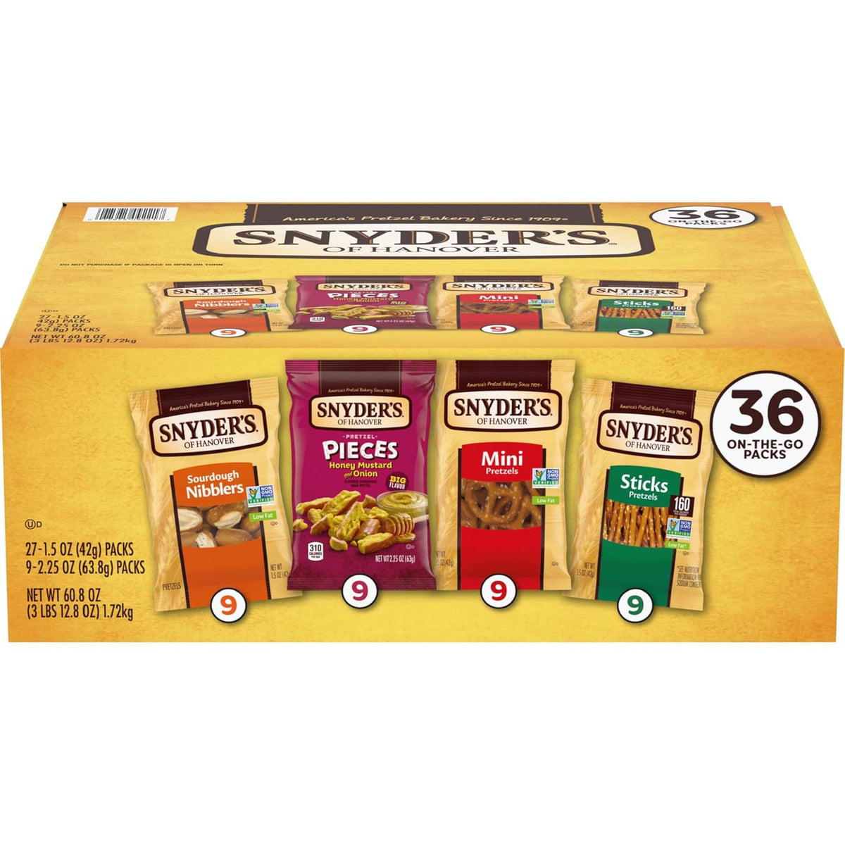 Snyder's of Hanover Variety Pack Pretzels