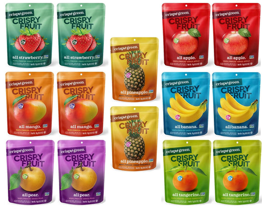 Crispy Green Freeze-Dried Fruit Crisps