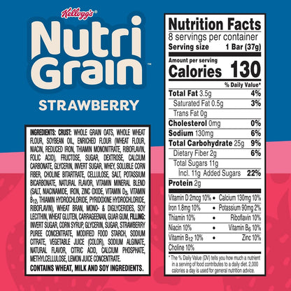 Nutri-Grain Breakfast Bars, 3-Flavor Variety Pack