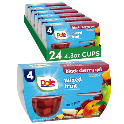 Dole Mixed Fruit Bowls in Black Cherry Gel