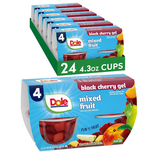 Dole Mixed Fruit Bowls in Black Cherry Gel