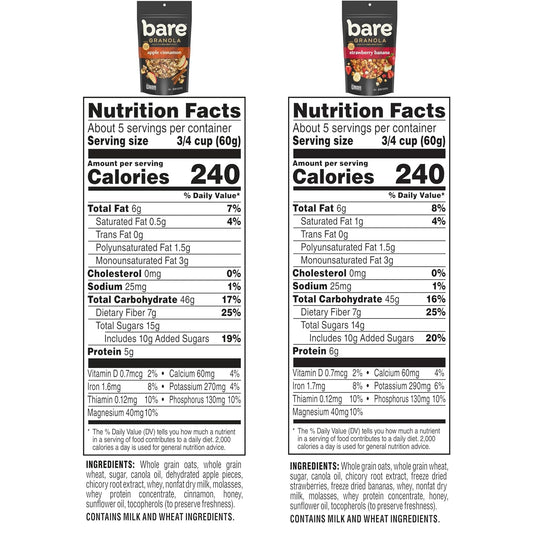 Bare Granola Cereal Variety Pack