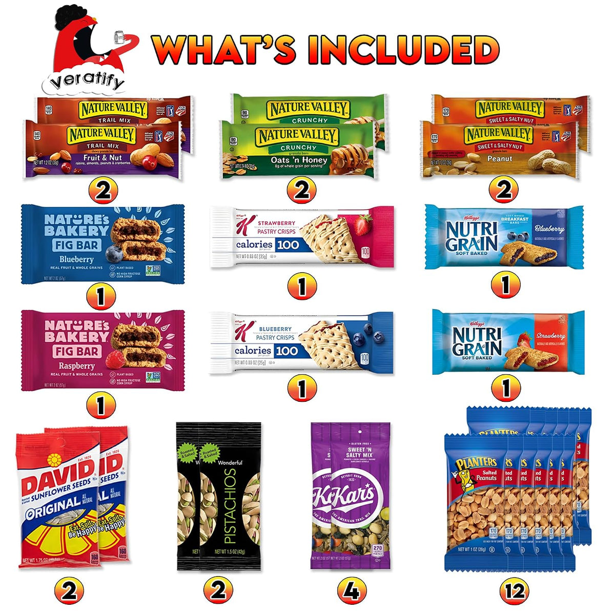 Veratify Snack Box Variety Pack