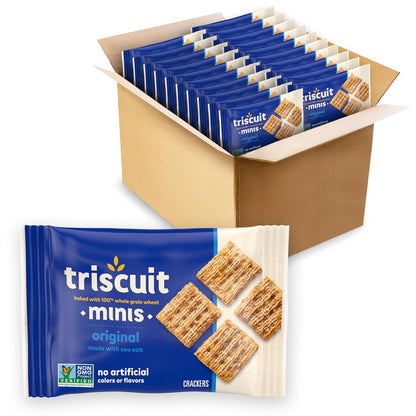 Triscuit Minis Whole Grain Wheat Crackers