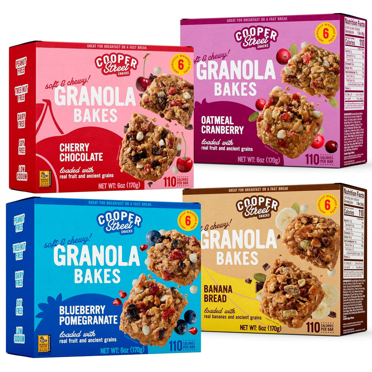 COOPER STREET Soft Baked Fruit Granola Bars