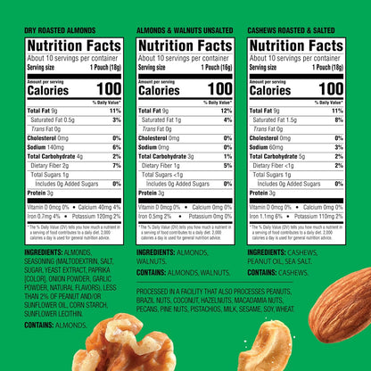 Emerald Mixed Nuts Variety Pack, 18 Count