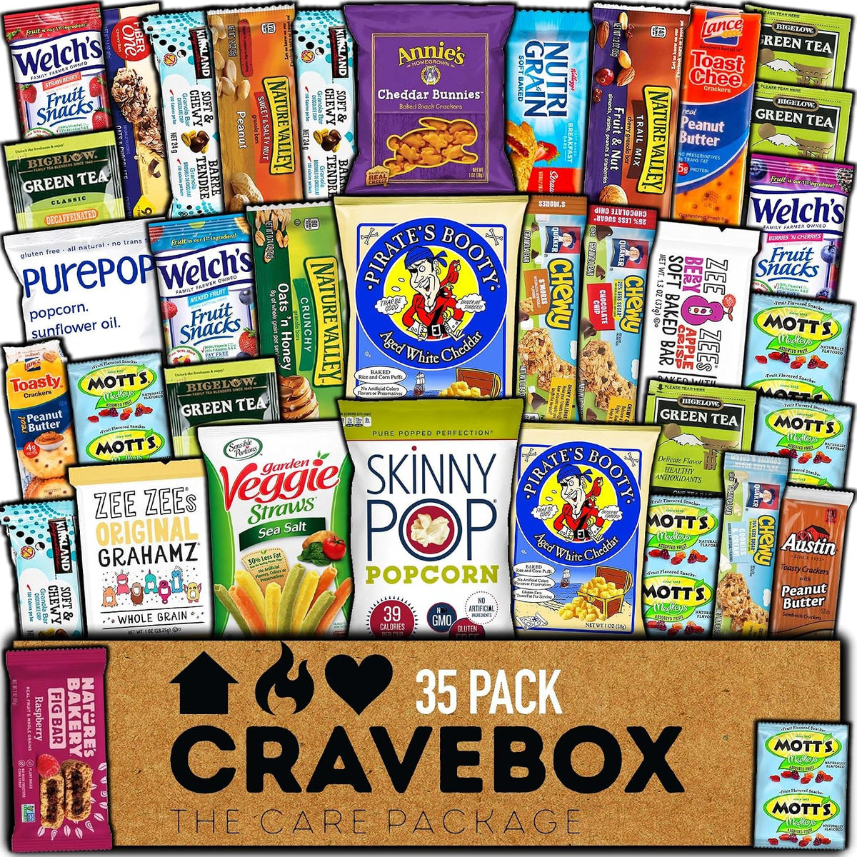 CRAVEBOX Healthy Snack Variety Gift Box