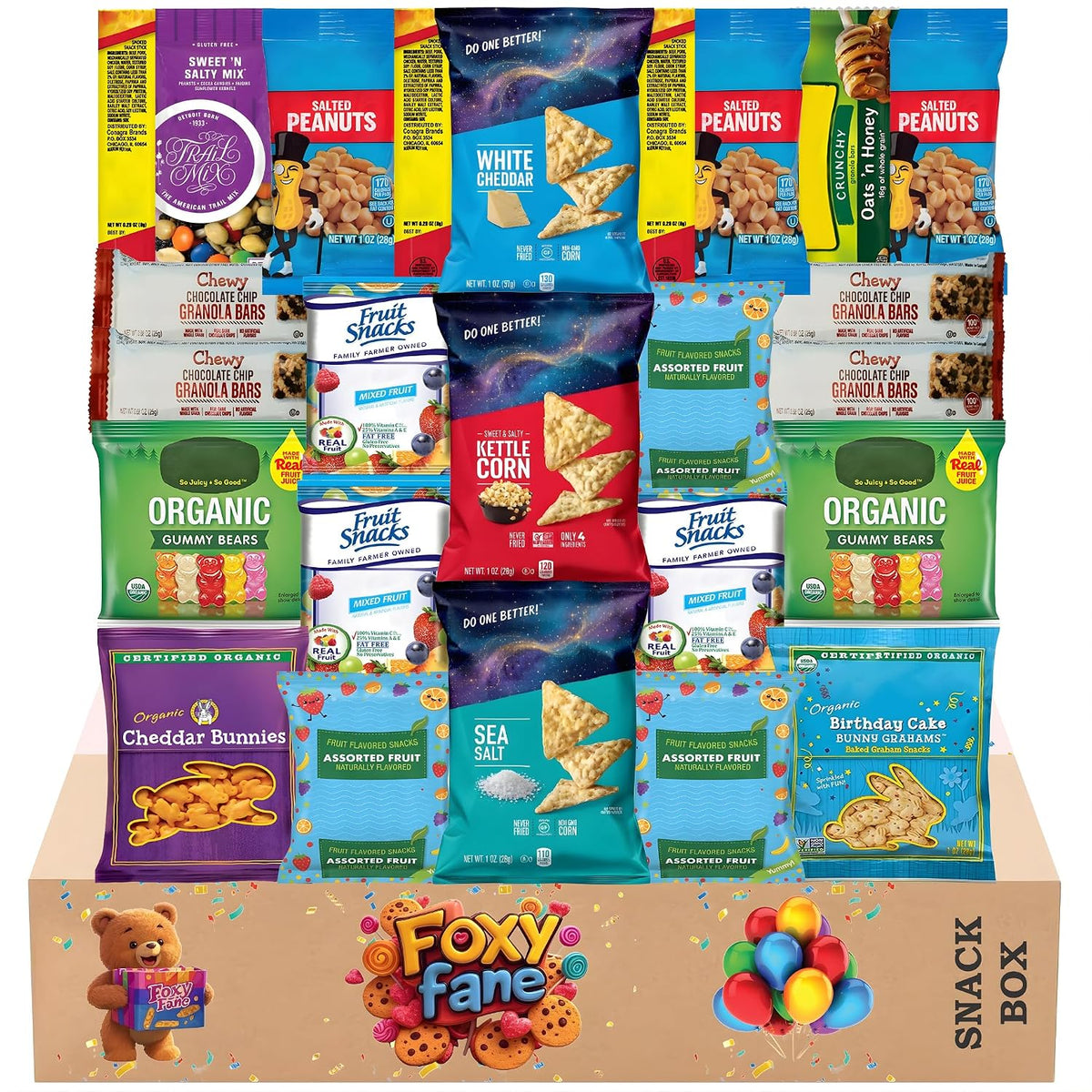 Foxy Fane 25-Count Snack Gift Box