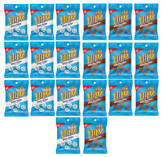 FLIPZ Chocolate and Fudge Pretzels