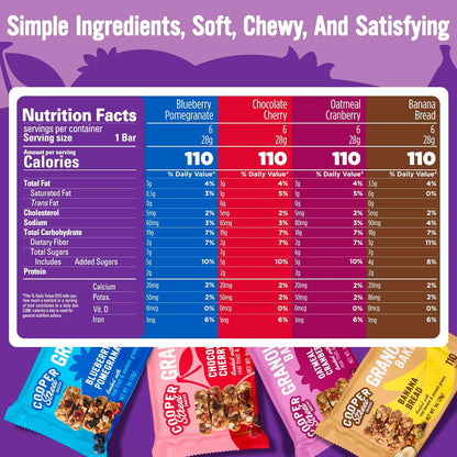COOPER STREET Soft Baked Fruit Granola Bars