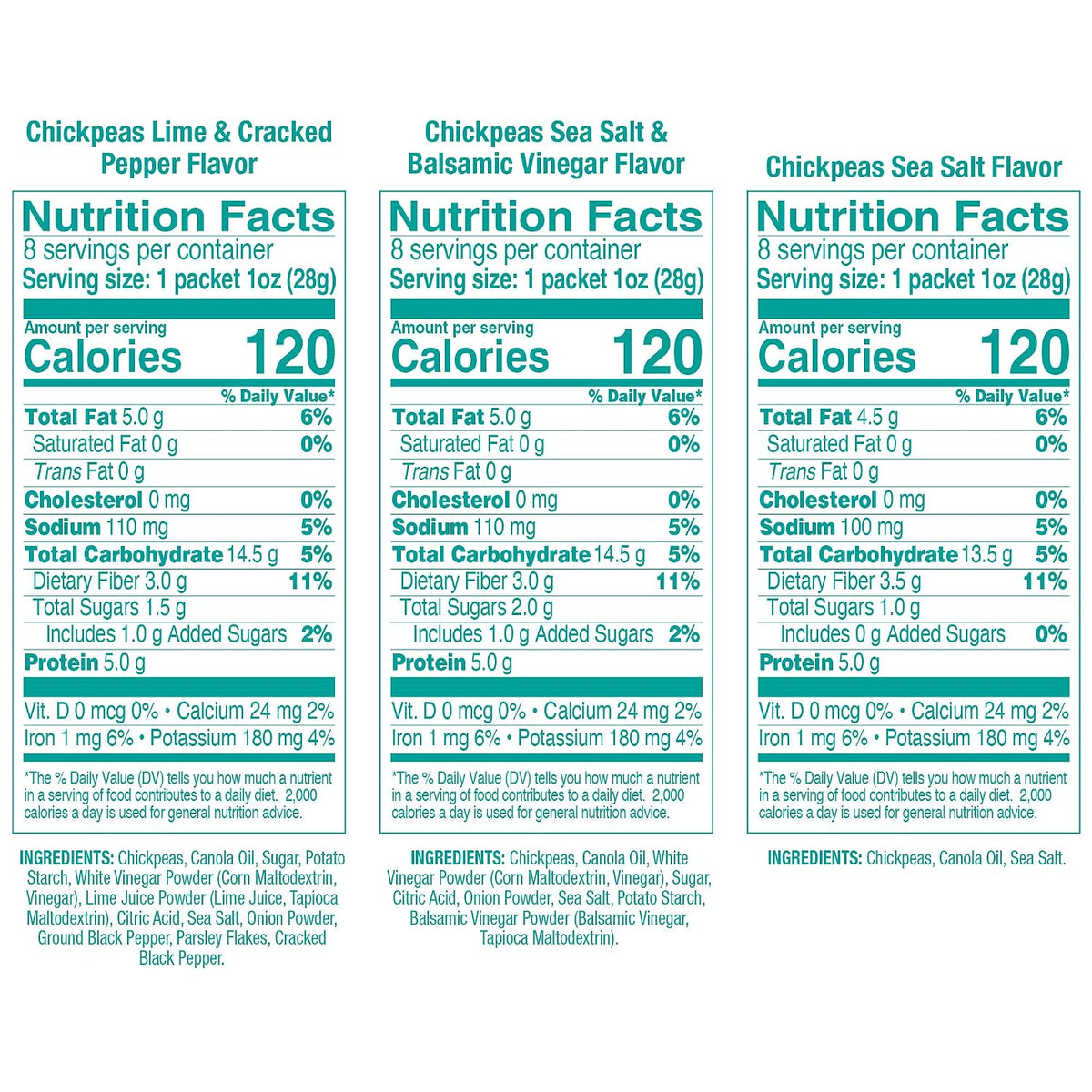 The Happy Snack Company Roasted Chickpea Snacks